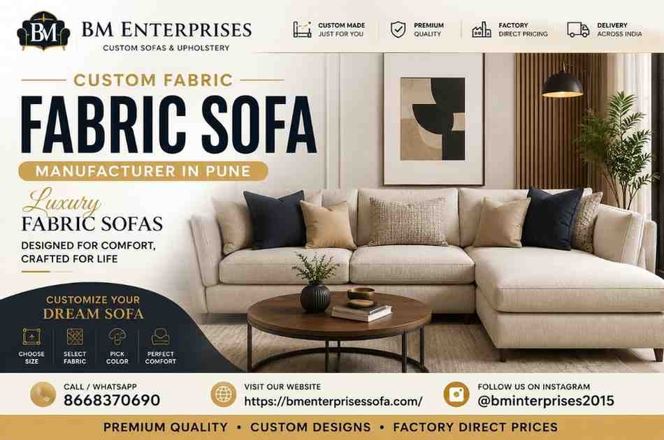 Fabric sofa