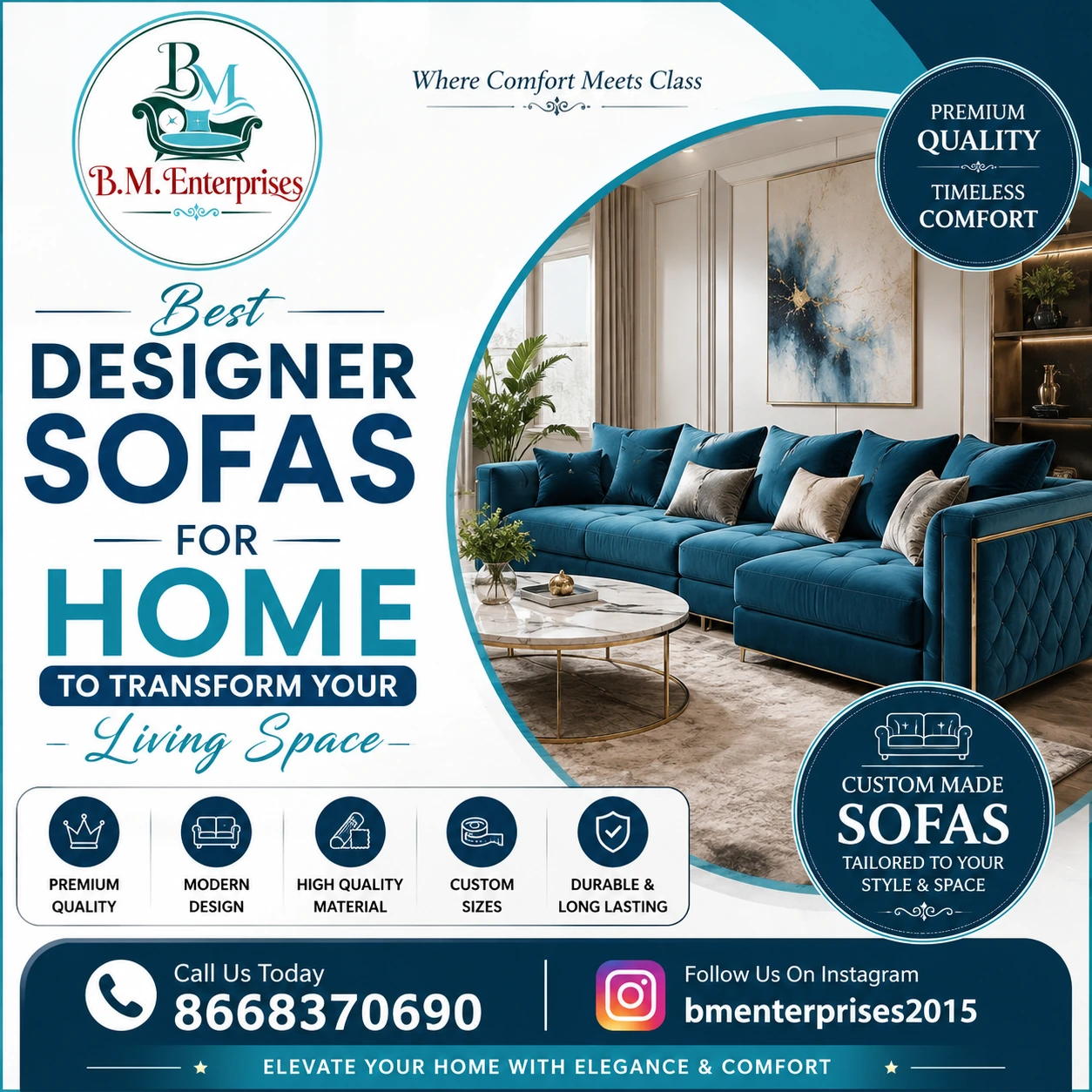 designer sofas for home