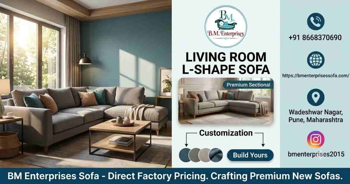 Living Room L Shape Sofa