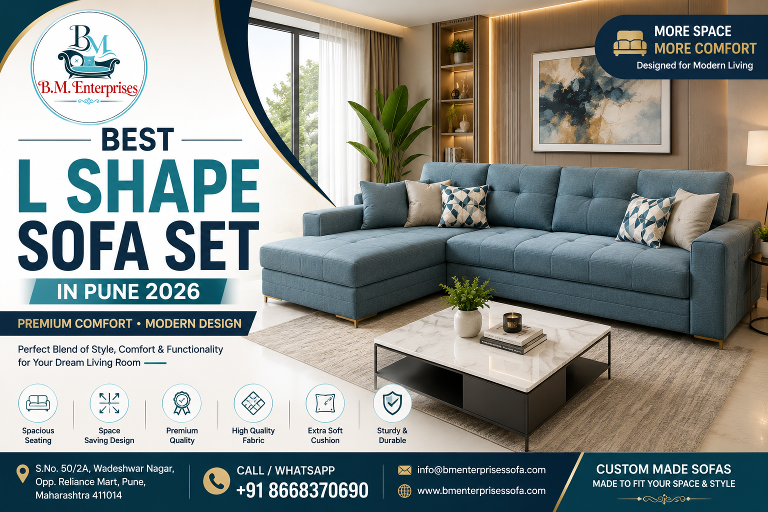 L Shape Sofa Set