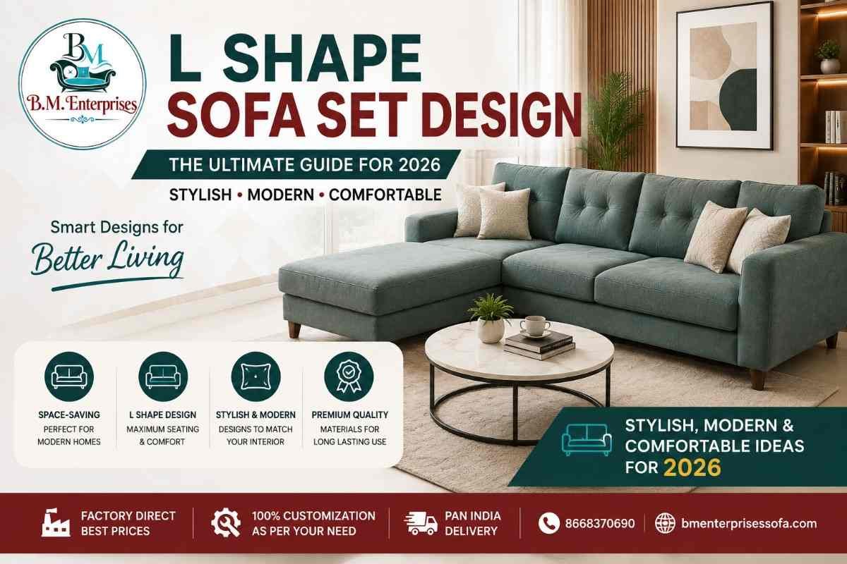 L Shape Sofa Set Design