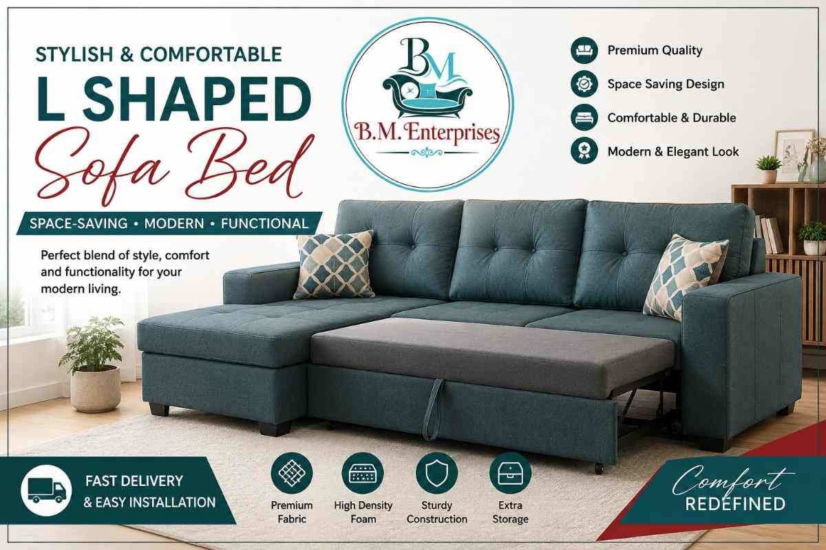 l shaped sofa bed